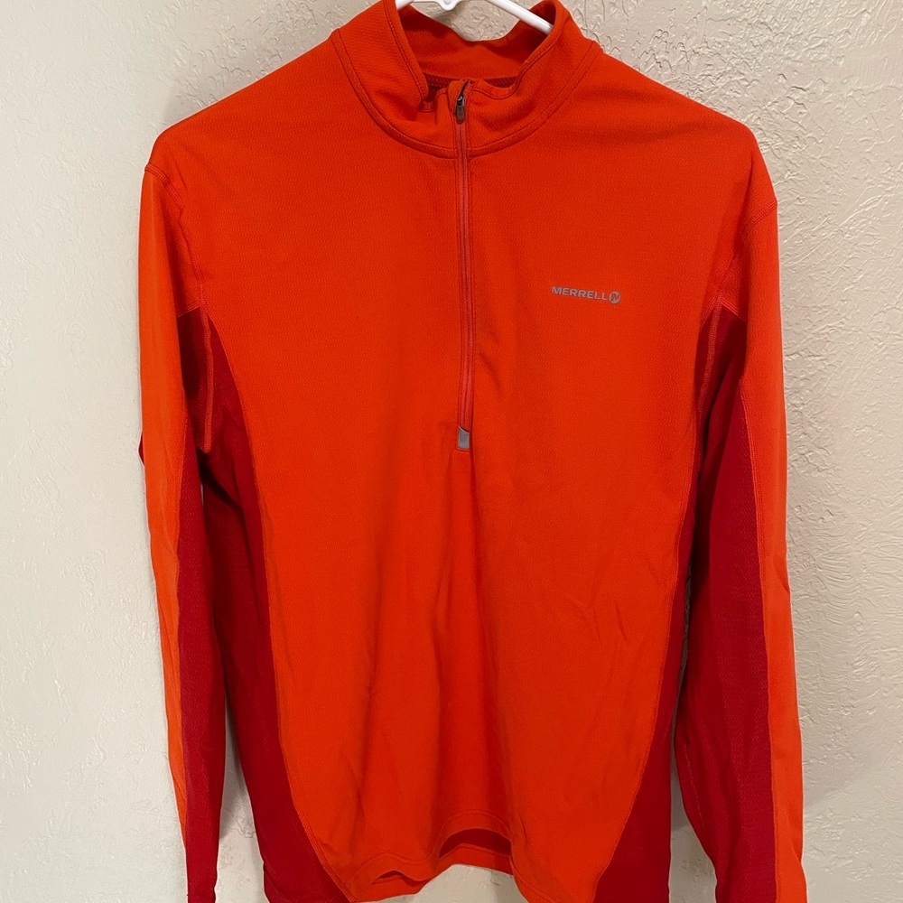 Merrell Orange Pullover Jacket - image 1
